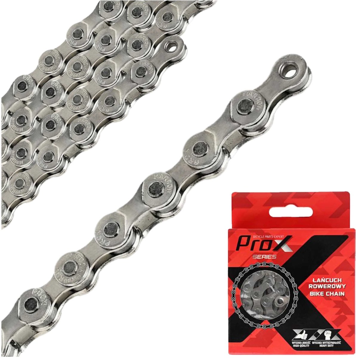Prox Z7 - Fietsketting - 6/7-Speed - Snelspanner - 116 Schakels - Staal