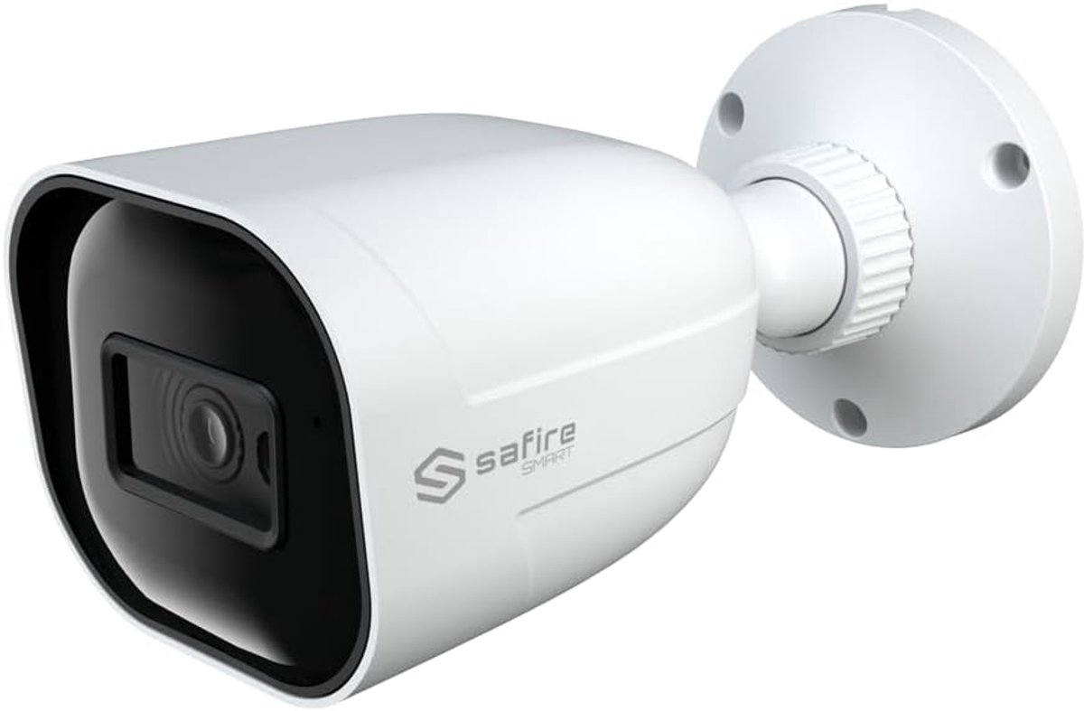 IP Bulletcamera - Beveiligingscamera Buiten - Huis Beveiligen - AI Object Classificatie - 6MP Resolutie - Wit