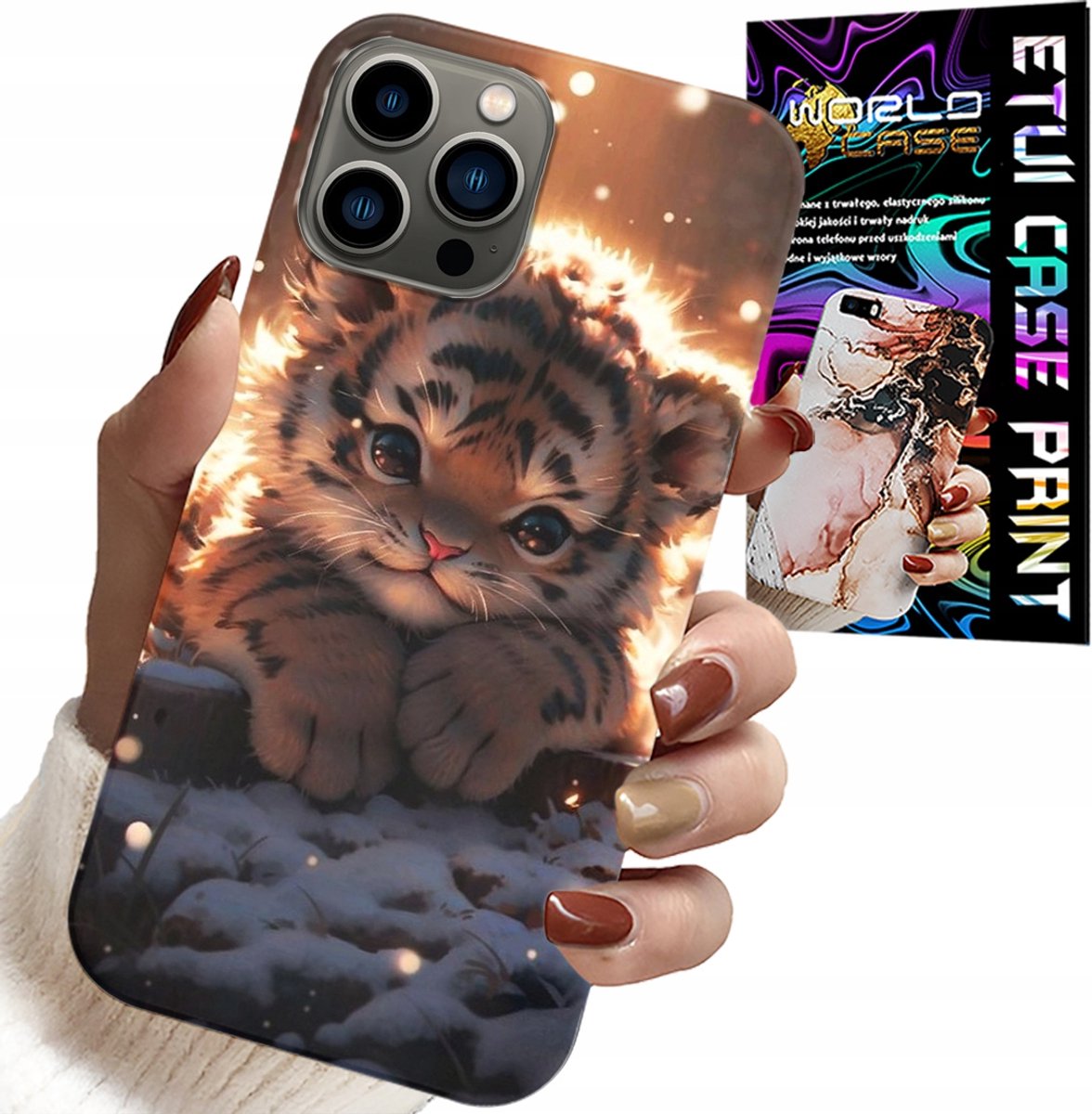 HOESJE VOOR IPHONE 13 PRO MAX - MET EEN LEUKE TIJGERPRINT