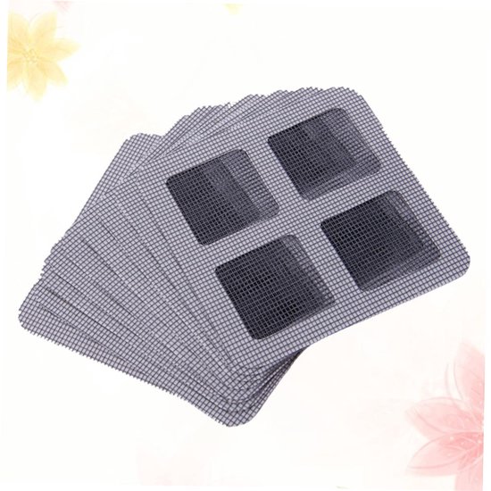 Horren Reparatie - Gaas Stickers - Gaten Dichten - Zelfklevend Gemak - 10x10cm - Zoals Getoond van Merkloos — afbeelding 5