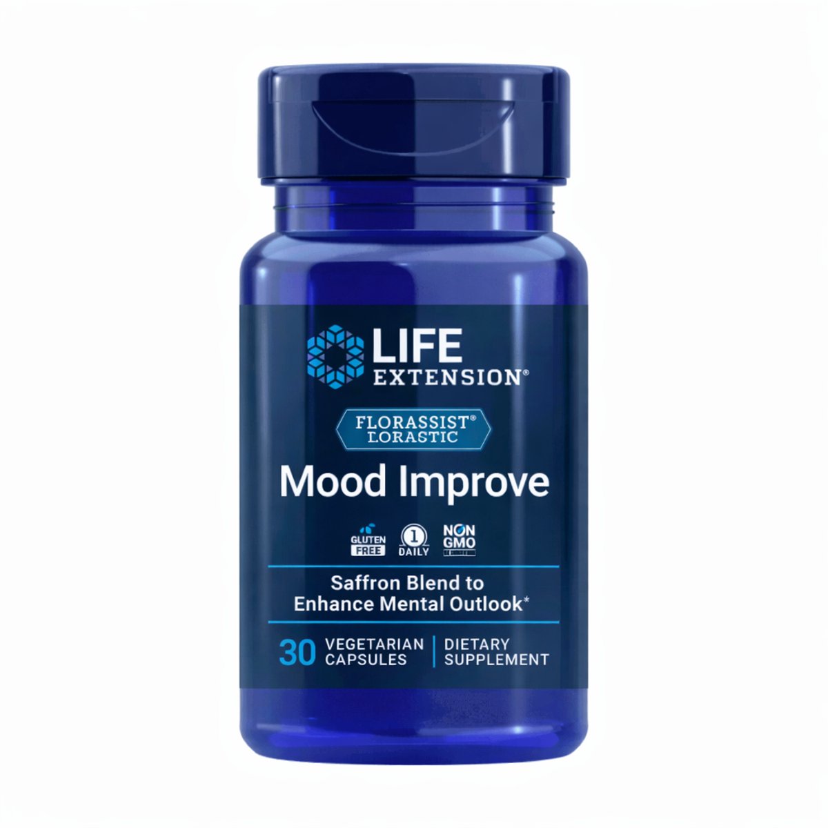 Life Extension - Florassist® Mood Improve - 30 Capsules - Saffraan en darm bacteriestammen supplement - Voedingssupplementen