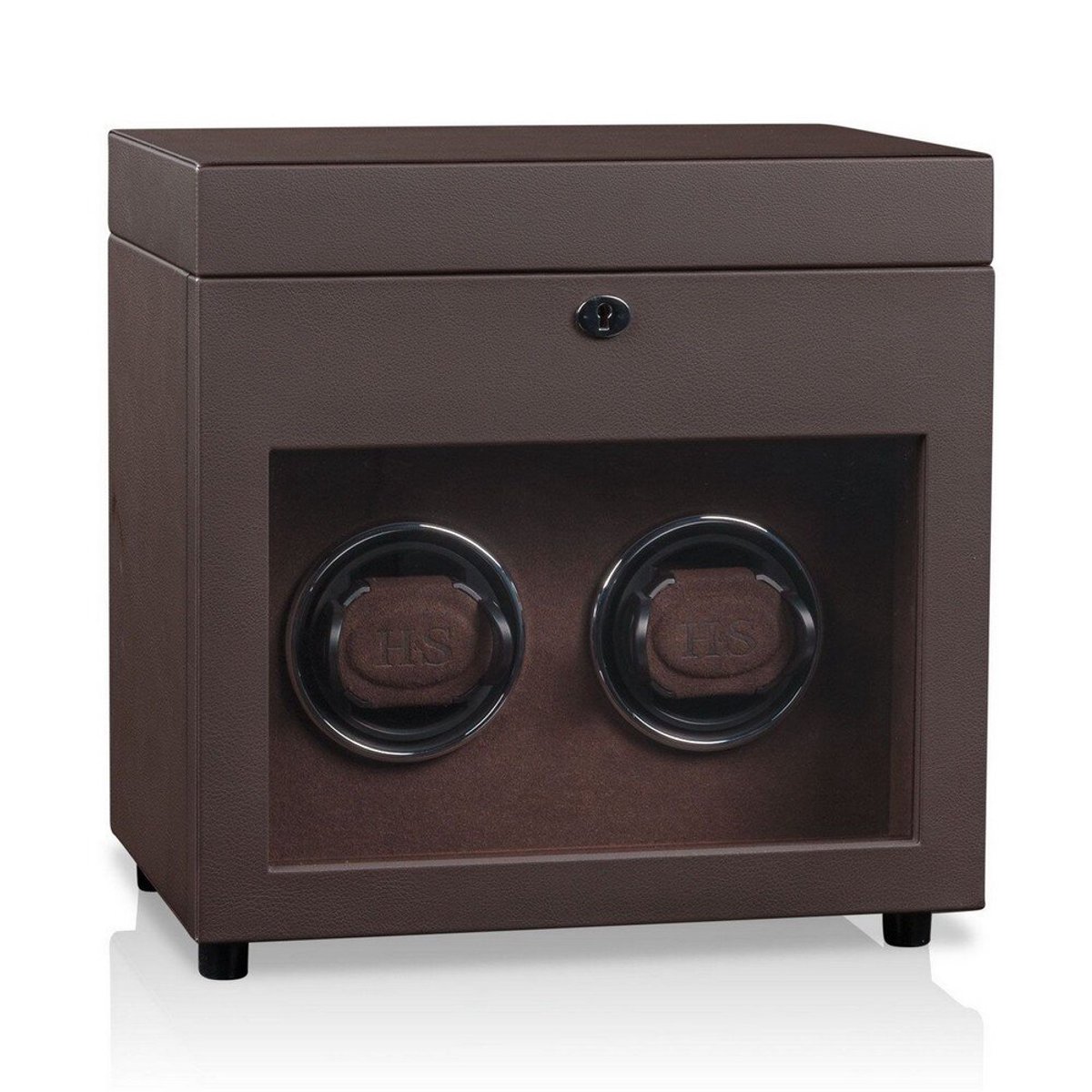 Heisse Söhne - 70019-204.141.141 - Horlogeopwinder - voor 2 Horloges - Vancouver 2+ - Bruin