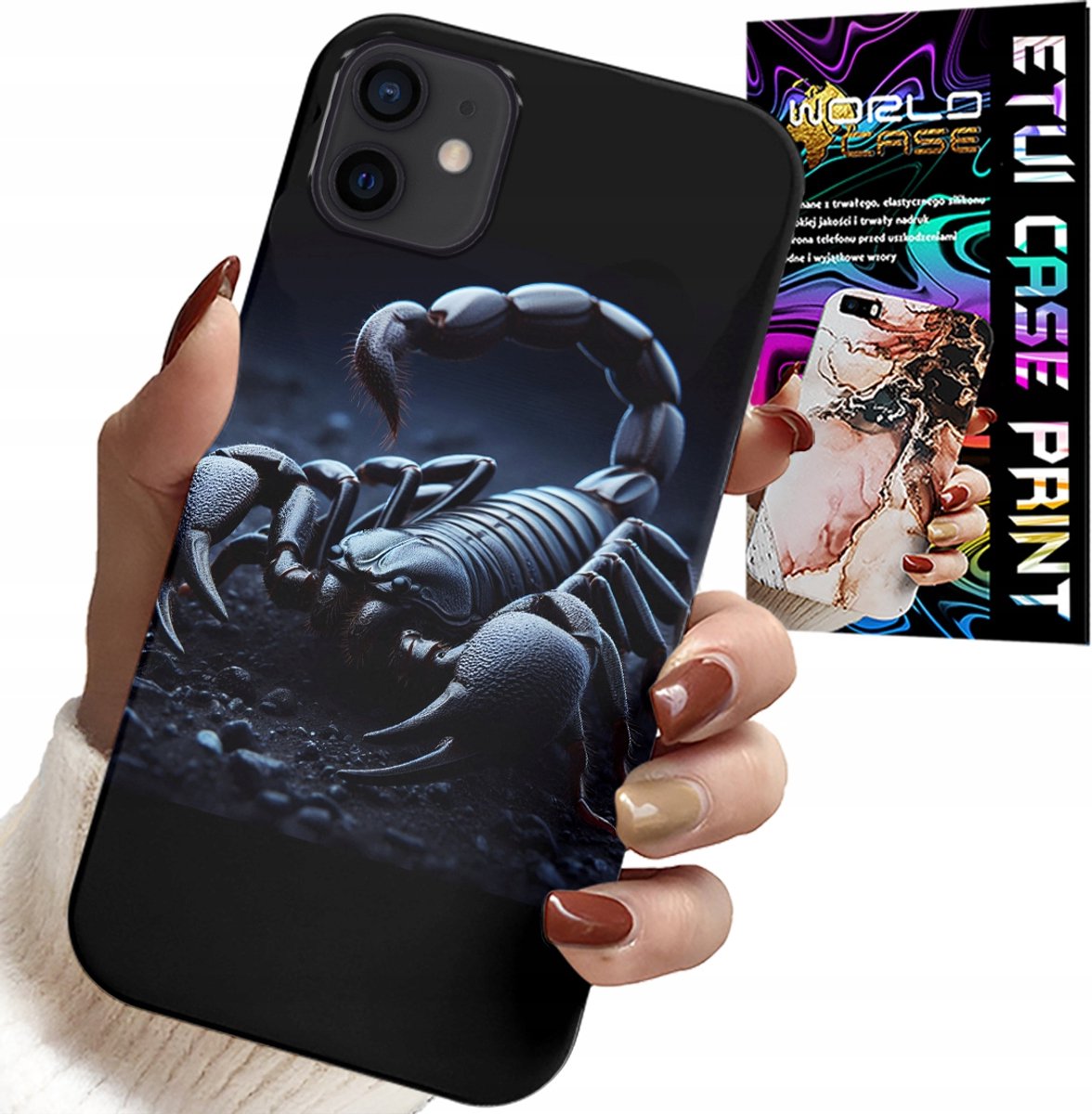 iPhone 11 hoesje - Schorpioen, schorpioenen + hydrogelfolie