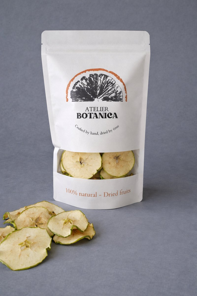 Gedroogde appelschijfjes 100g – Cocktail garnering, gezonde snack, thee, decoratie
