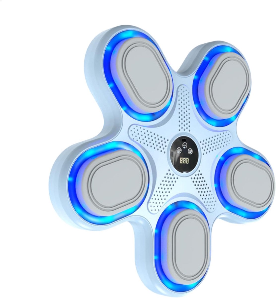 Slimme Boksmachine - Muziek Bokstrainer - Thuis Sporten - Dynamische LED Verlichting - Wandmontage - Blauw