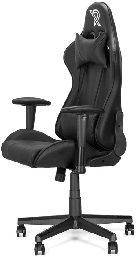 Ranqer Felix – Chaise gaming avec dossier et accoudoirs réglables – Siège gamer Noir
