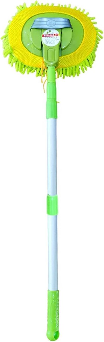 Autowasmop - Auto Poetsen - Voertuig Reinigen - Telescopische Lange Steel - 160 cm