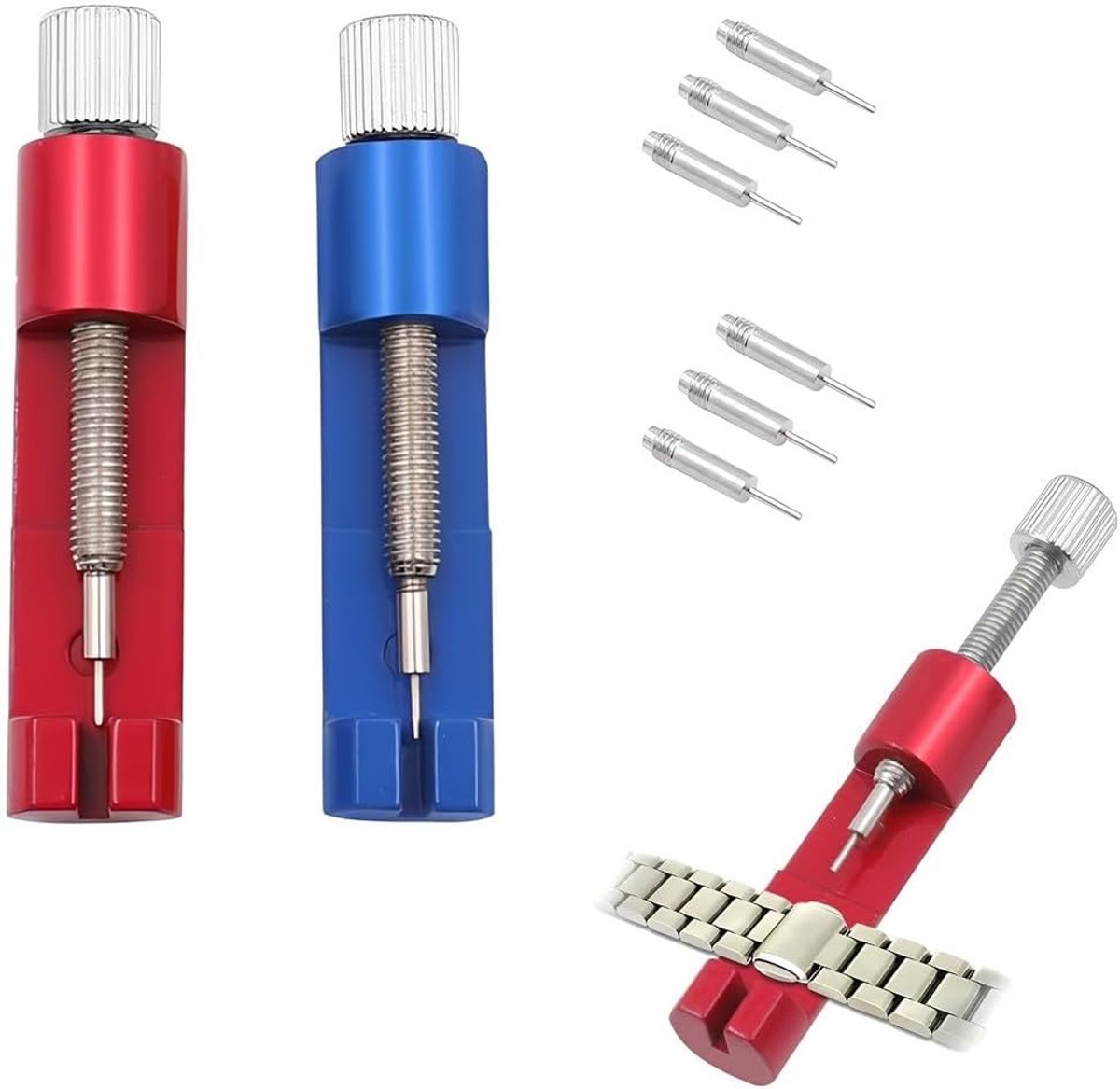 Horloge Band Gereedschap - Horloge Reparatie Set - Band Verstellen - Inclusief 6 Pennetjes