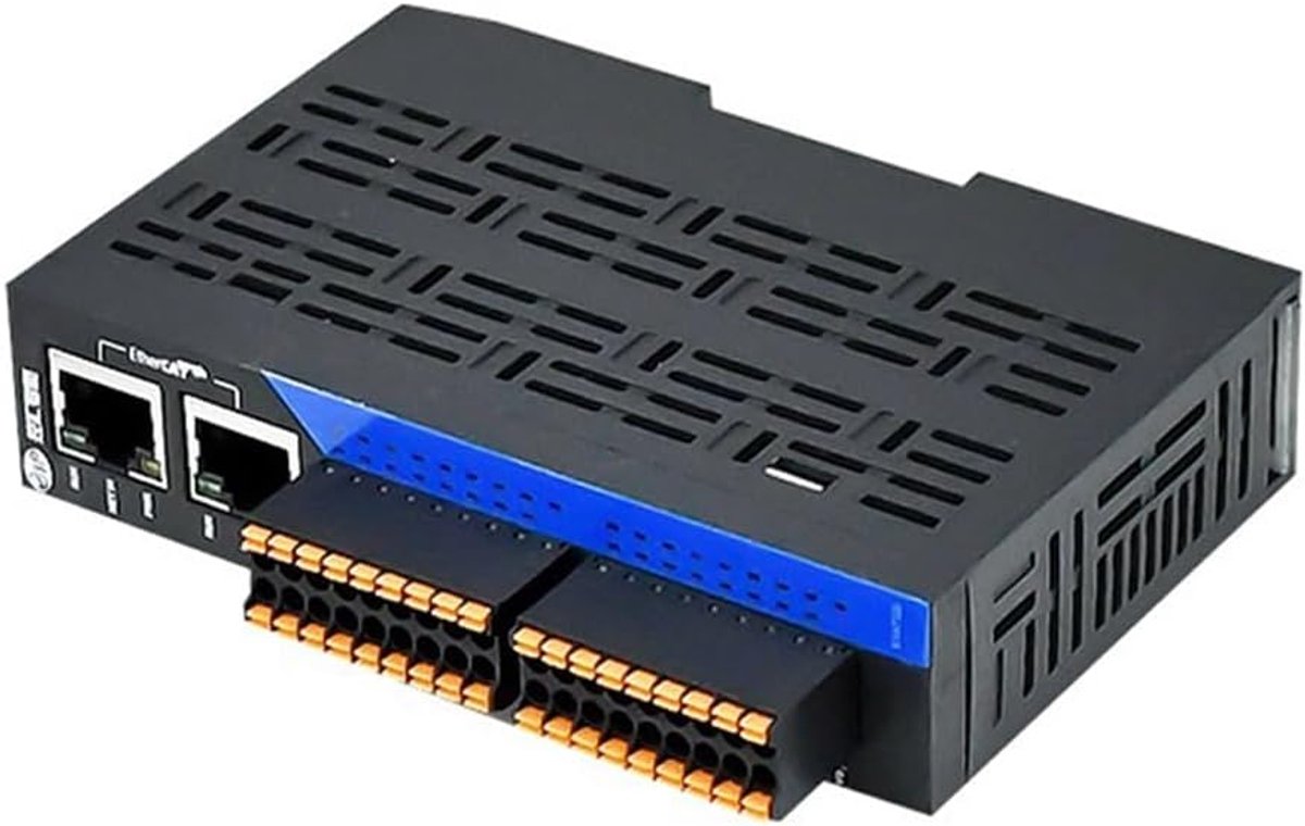 Remote IO Module - Ethernet Controller - Gegevensverzameling PLC - 16 Weg Signalen - 23x14x6 cm - Zwart