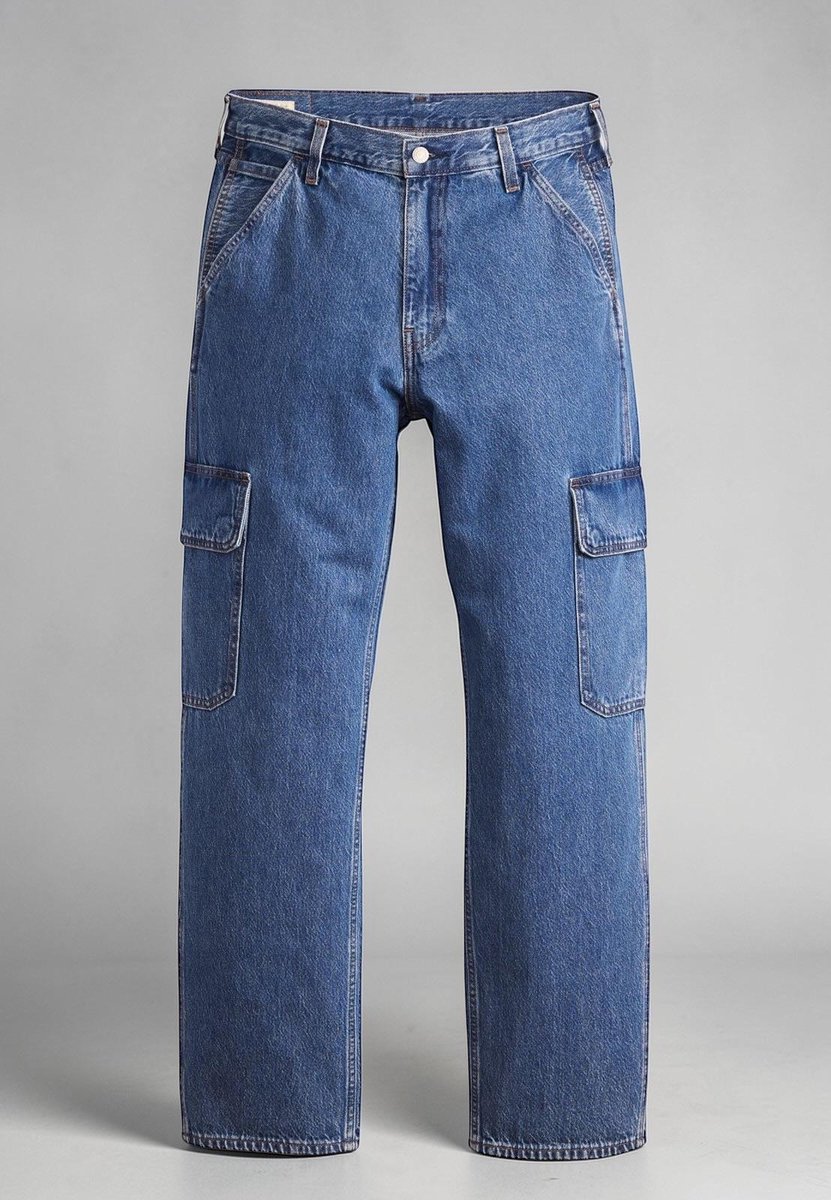 Levi’s 568 Loose Straight Cargo’s W29 X L32 Blauw