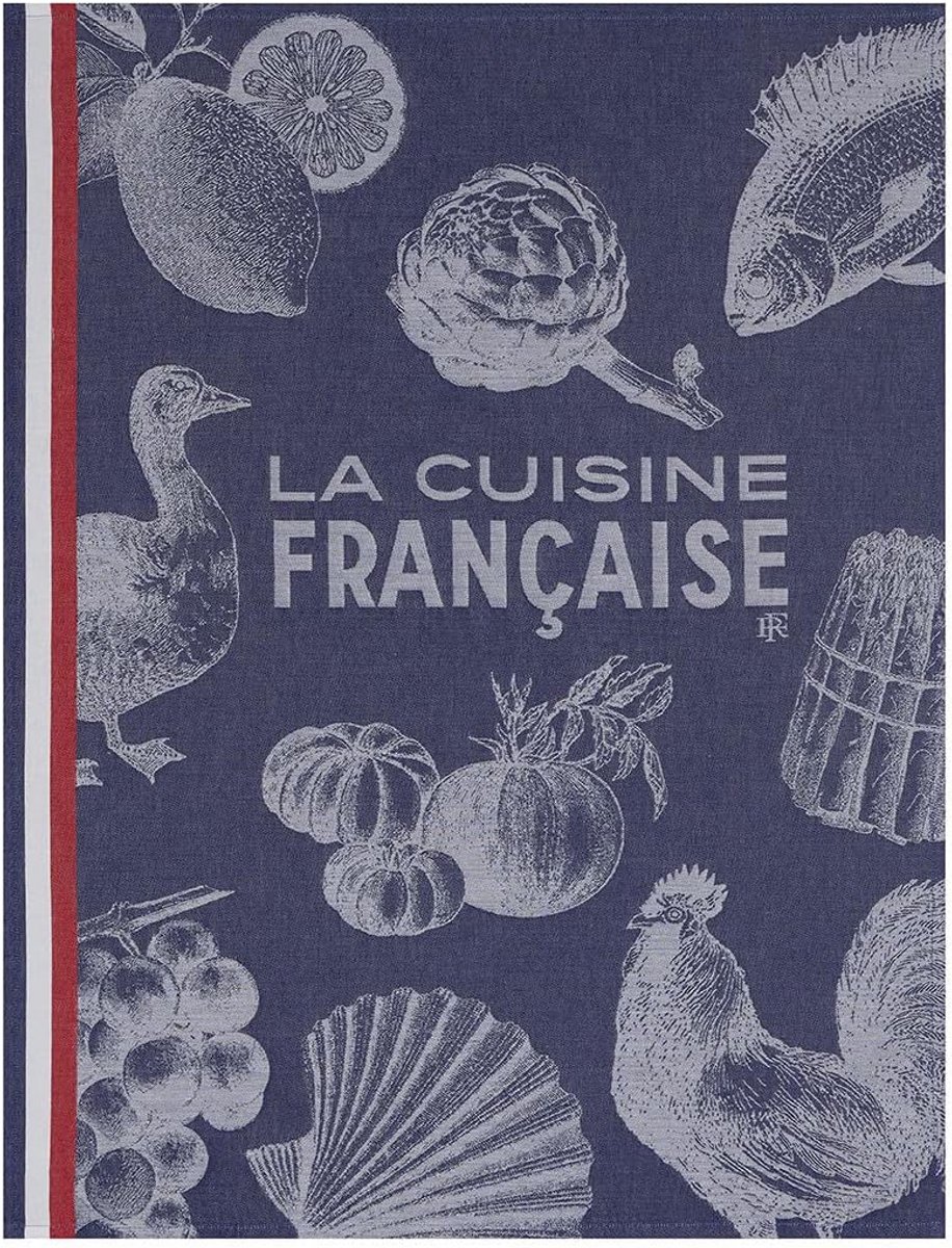 Gastronomie Theedoek Blauw Katoen 80x60 cm