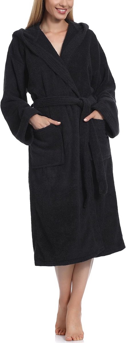 Luxe Dames Badjas 100% Katoen Comfortabel