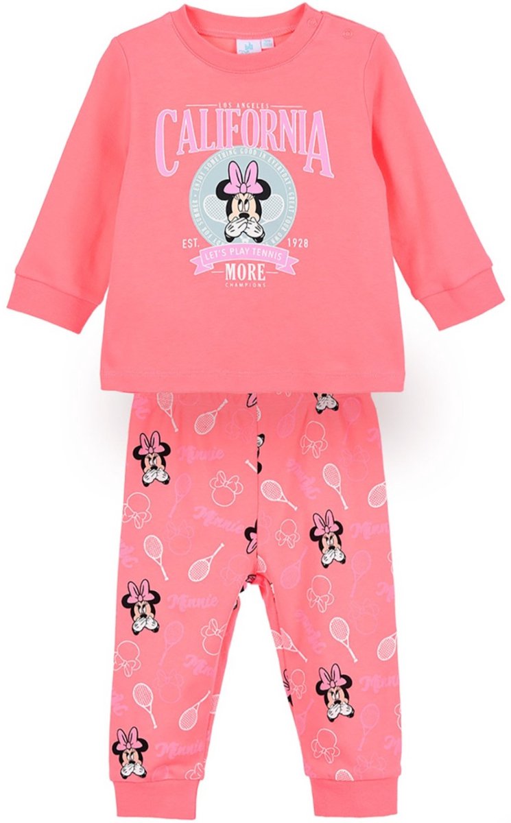 Disney Minnie Mouse Pyjama - Katoen - California - Roze - 36 Maanden