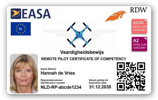 Pasje.pro - Drone Vliegbewijs met Pasfoto