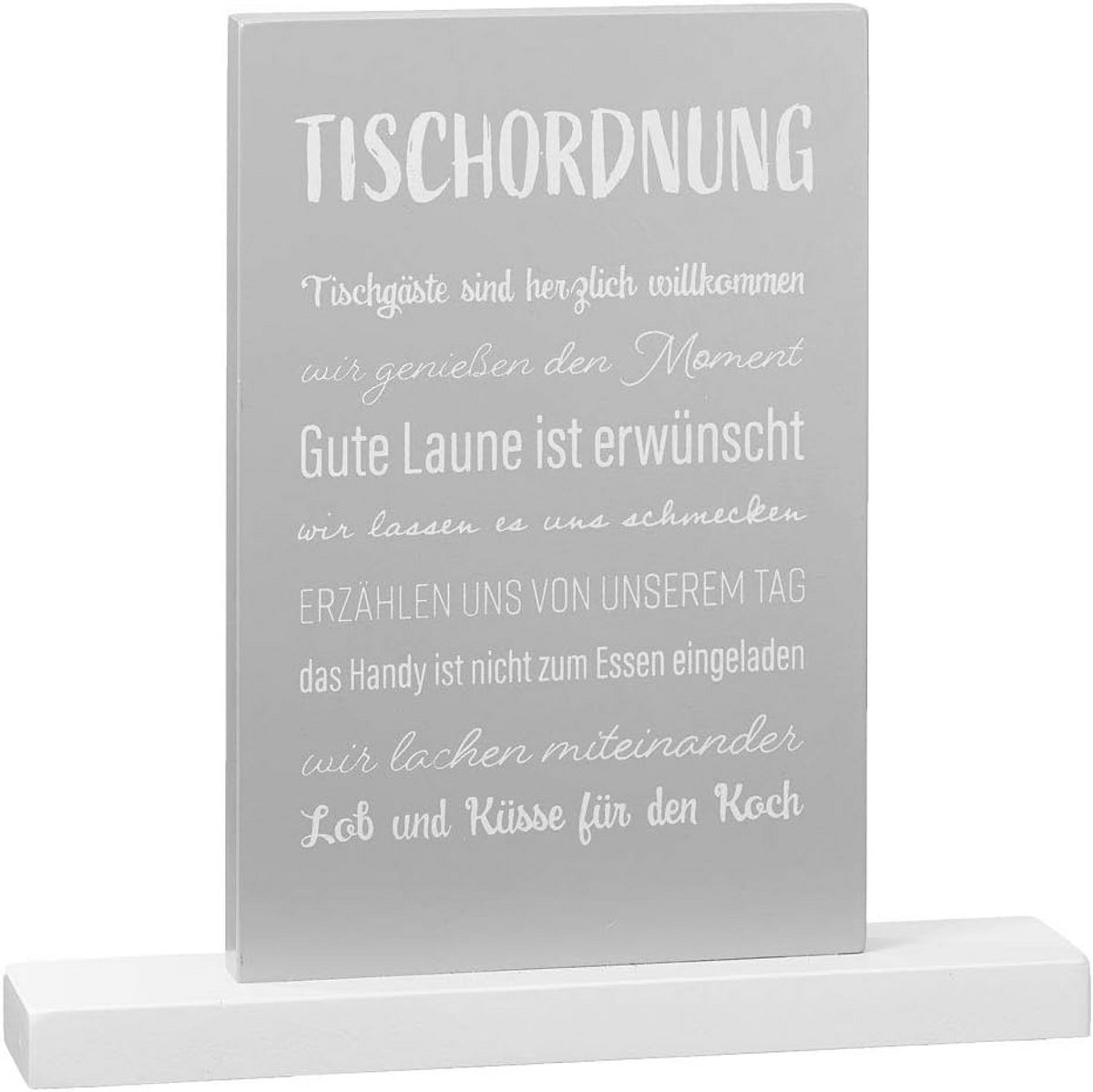 Tafelregels eniquette voor gasten 24x25 cm