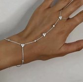 Handsieraad - handketting - statement armband - all Around Bracelet - all over bracelet - mystic armband - gecombineerde armband - bracelets - iconic - armband - armband dames - forever connected armbanden - handchain - hand chain - handketting