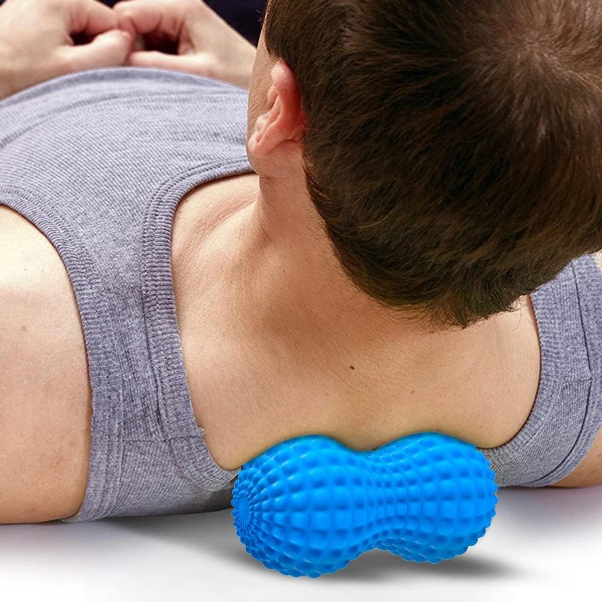 Dubbele Massagebal Pinda Vorm voor Diepe Weefselmassage Rug Nek Schouder en Benen