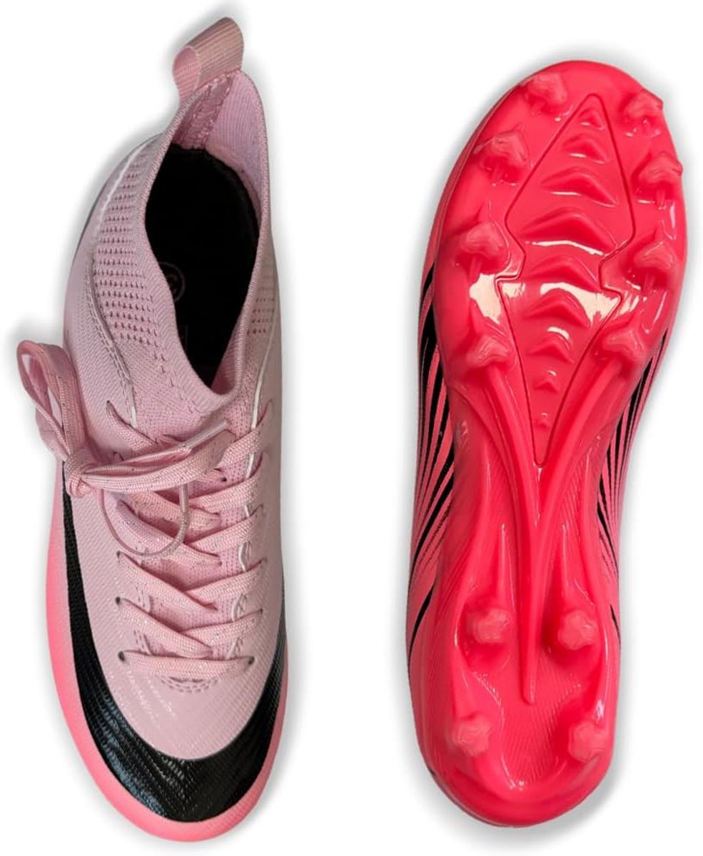 Professionele Spikes en Noppen Sportschoenen voor Atletiek en Voetbal - Hoog Model Uniseks Kindertrainingsschoen