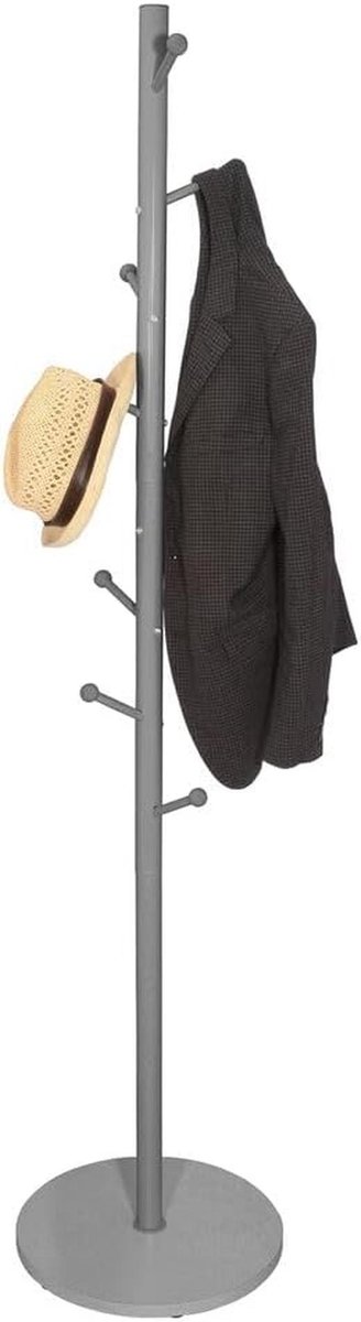 Vrijstaande Kapstok met 8 Haken - Boomtak Stijl - Stabiele Gang Organizer (174 cm)