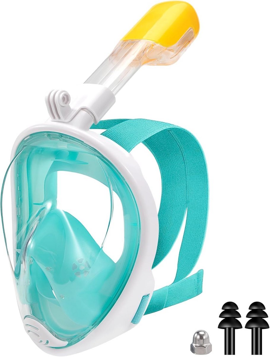 Snorkelmasker met 180 Graden Zicht Anti-Condens en Lekvrij voor Kinderen en Tieners
