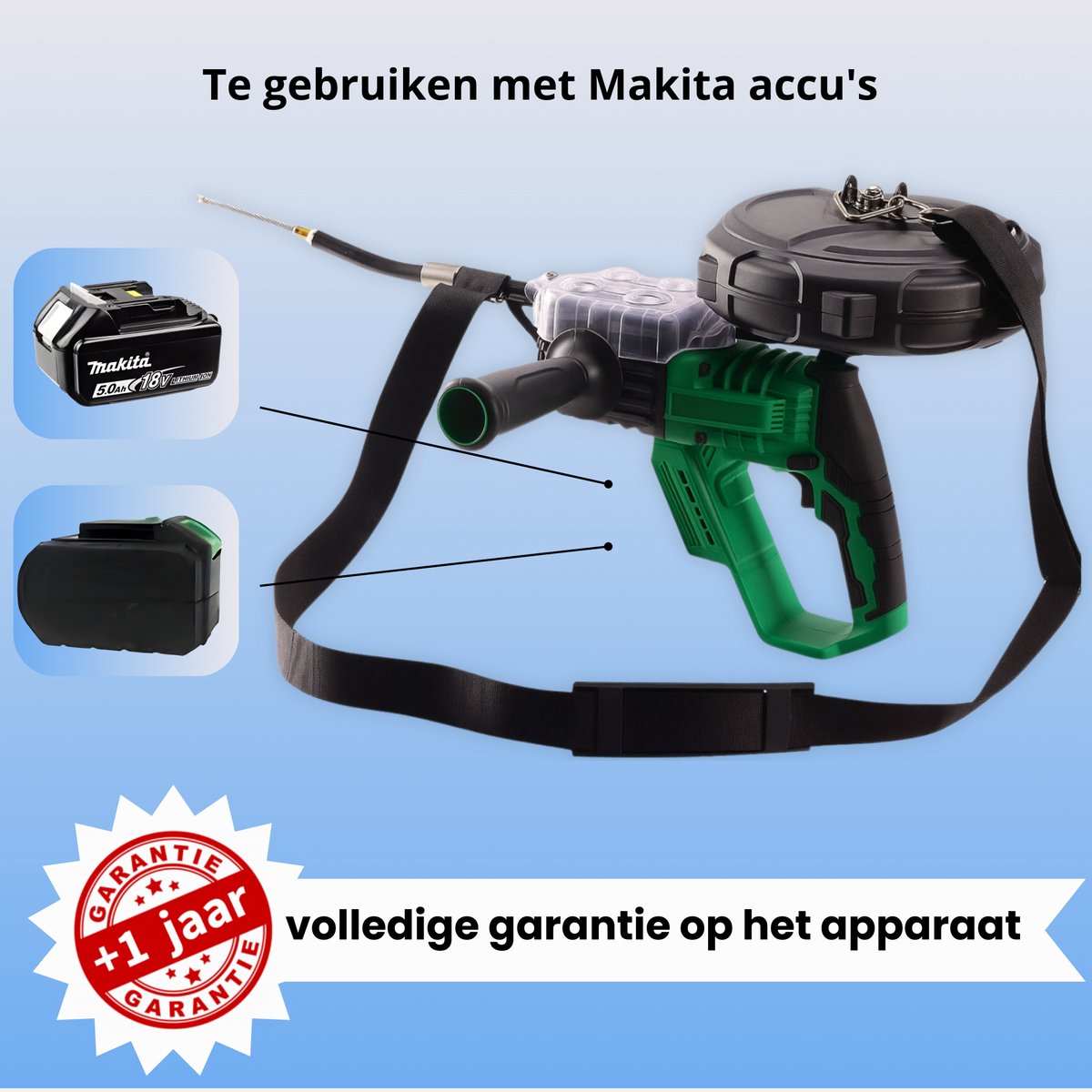 Elektrische draadinrijger, elektricien inrijgapparaat, kabel-/draadtrekkergereedschap voor haakse pijp, muursleuf en vloergeleiding