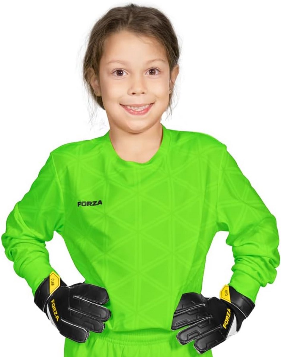 Keepersshirt Lange Mouwen Kinderen - Sneldrogend Voetbalshirt voor Jongens en Meisjes (Leeftijd 5-14)