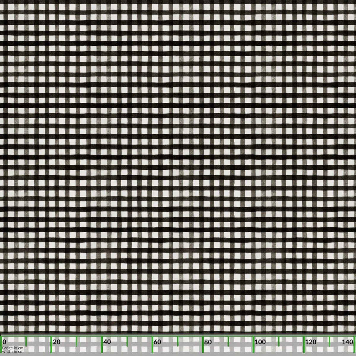 Afwasbaar tafelkleed 160x100 cm geruit zwart voor binnen en buiten