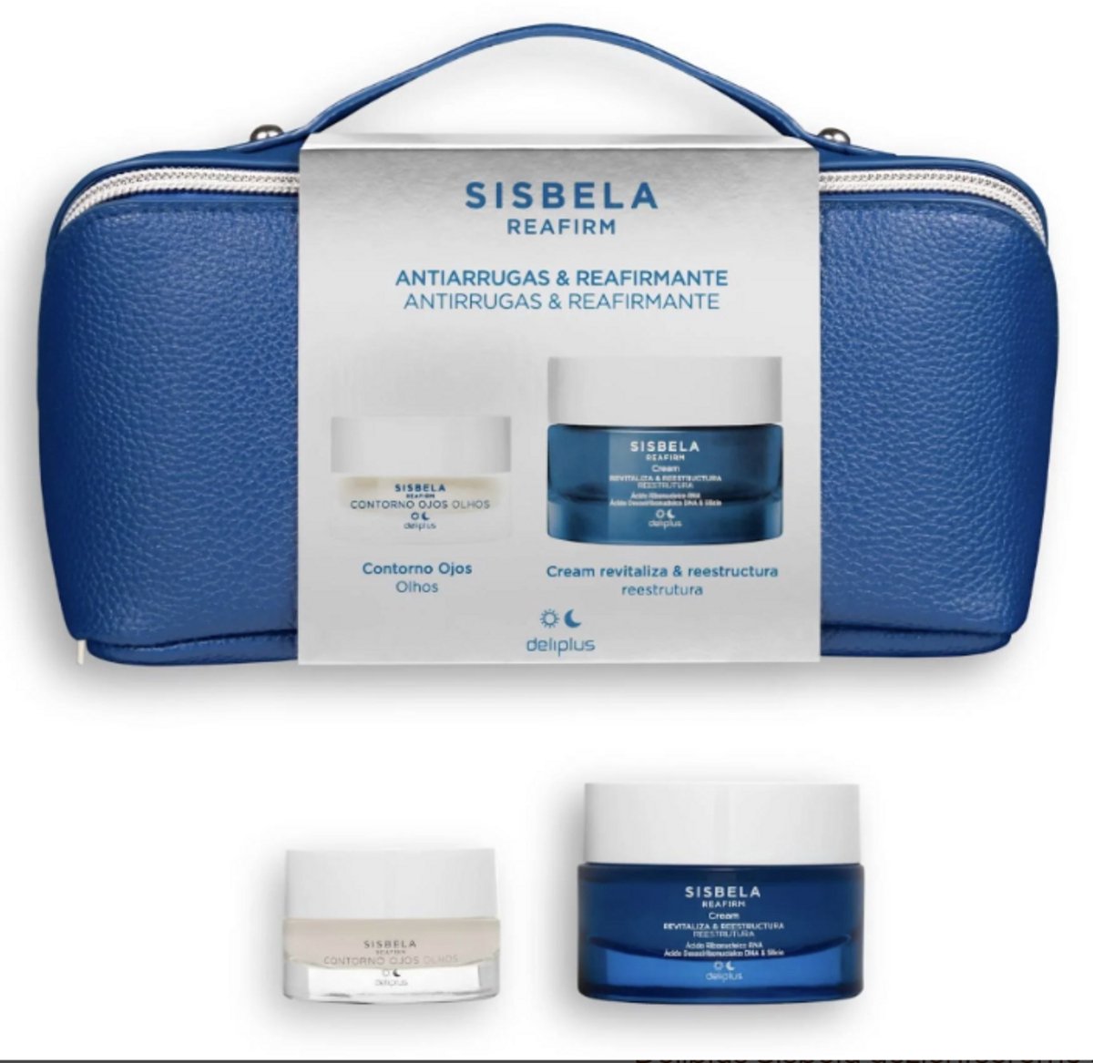 Deliplus Sisbela gezicht cadeauset-anti-aging- revitalizerende creme 50ml en oogcreme 15ml