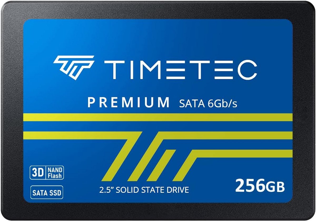 Interne SSD 256 GB SATA III 2,5 inch voor Desktop en Laptop