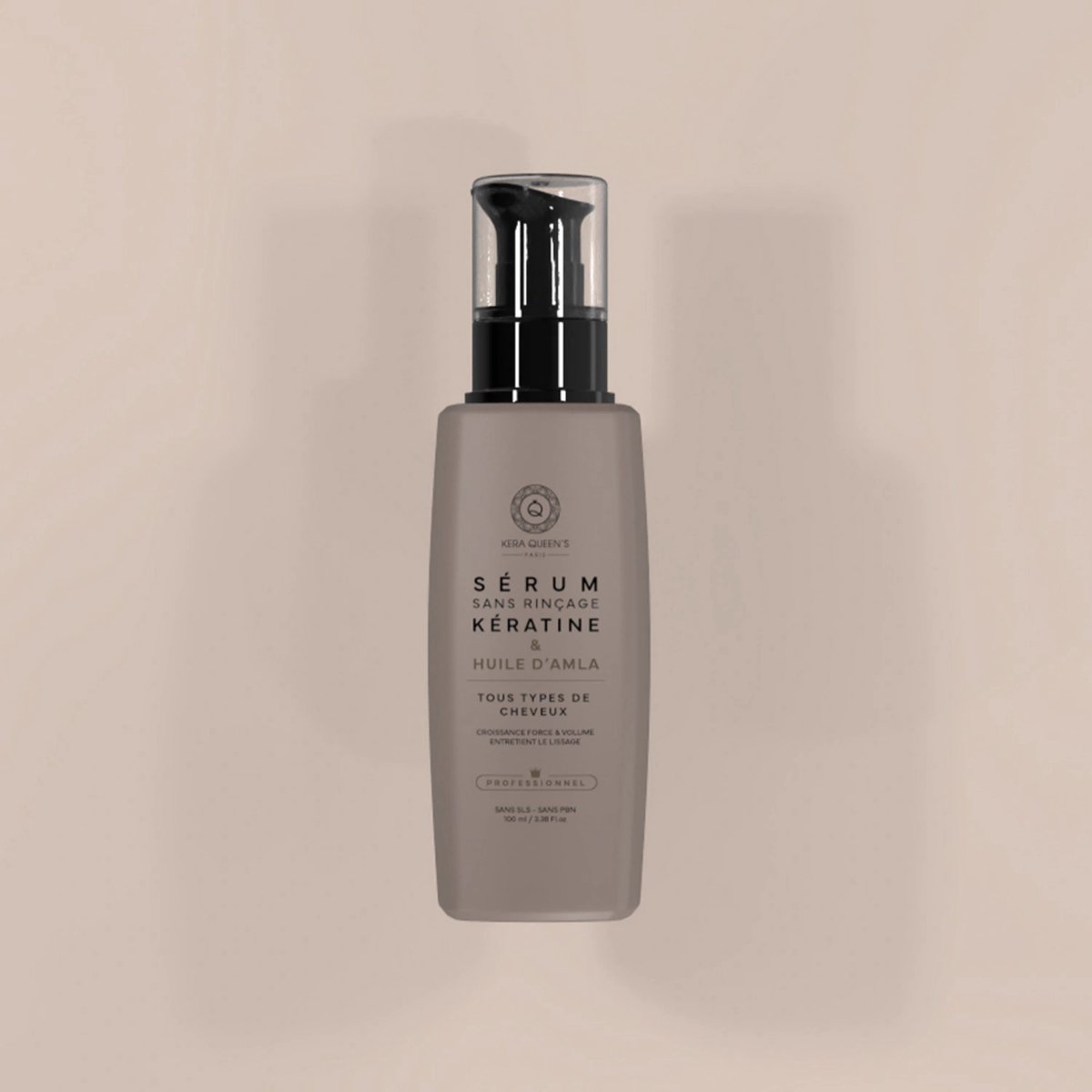 Kera Queens| Professioneel Haar Serum - Keratin and Amla Extract - bruin en kastanjekleurig haar - 500ml - Vegan