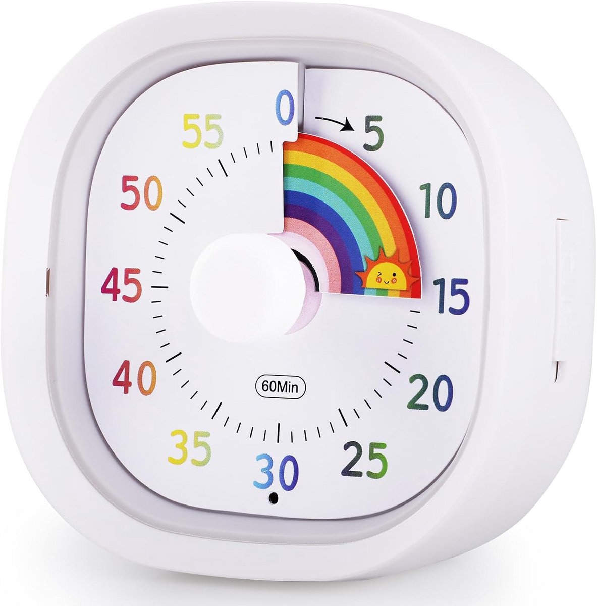 Visuele Afteltimer 60 Minuten met Kleurenwijzerplaat en Knipperlicht