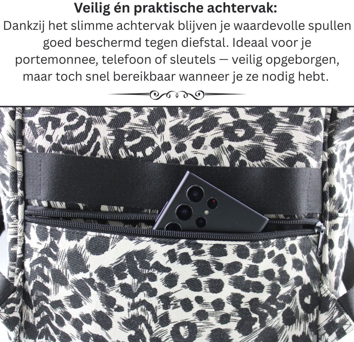 Fana Bags Luiertas Rugzak Zwart - Verschoningsmatje - Flessenwarmhouder - Kinderwagenhaken - Baby Rugtas - Grote Baby Tas – foto 7