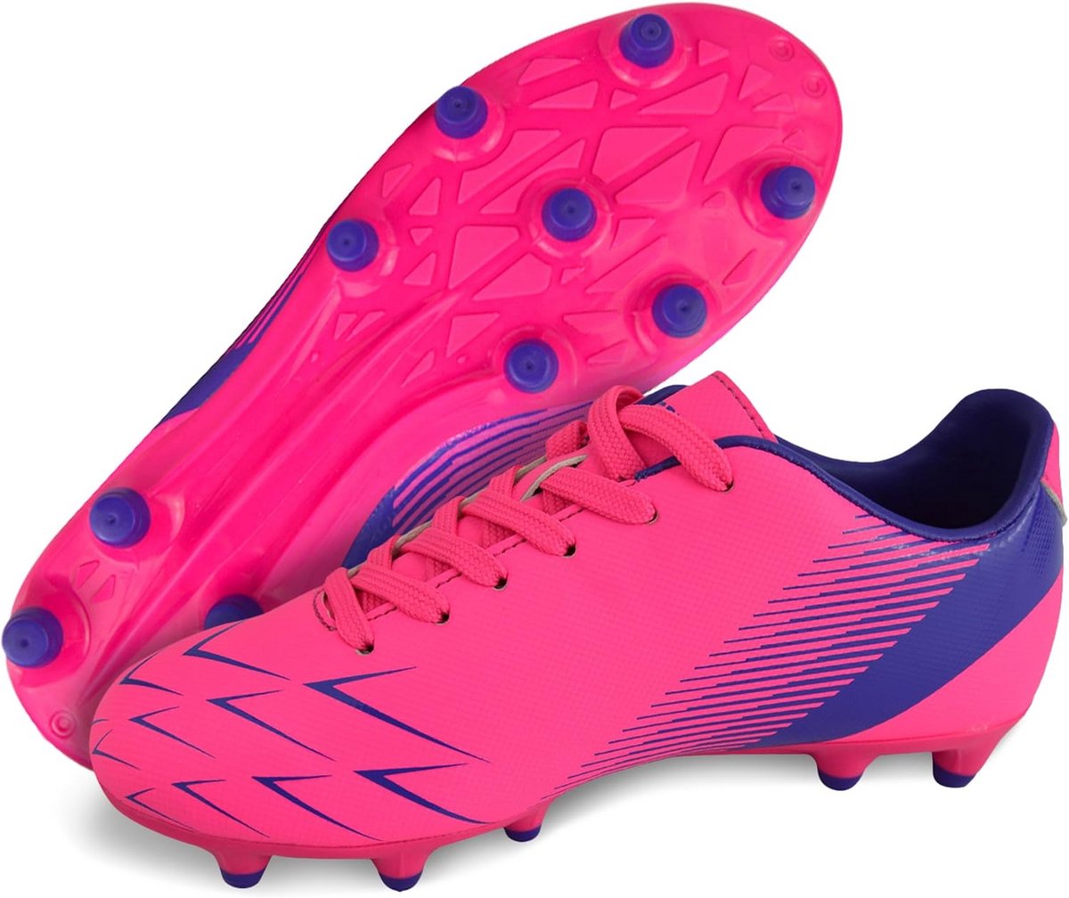 Kindervoetbalschoenen met Noppen - Stevige Ondergrond Buitenschoenen voor Jongens en Meisjes