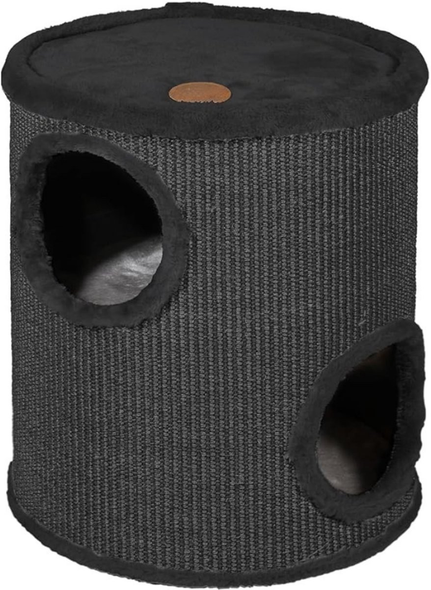 SCH® Krabton - Krabpaal - Krabton voor Katten-Zwart- 50cm x 35cm x 35 cm; 1 kg