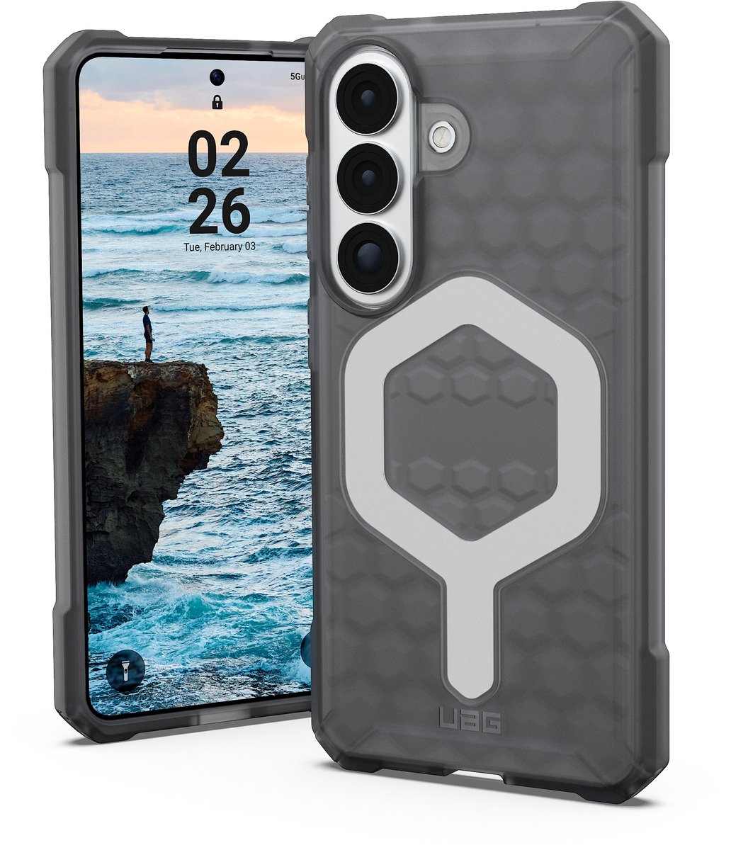 UAG Essential Armor geschikt voor MagSafe geschikt voor Samsung Galaxy S26 - Ash