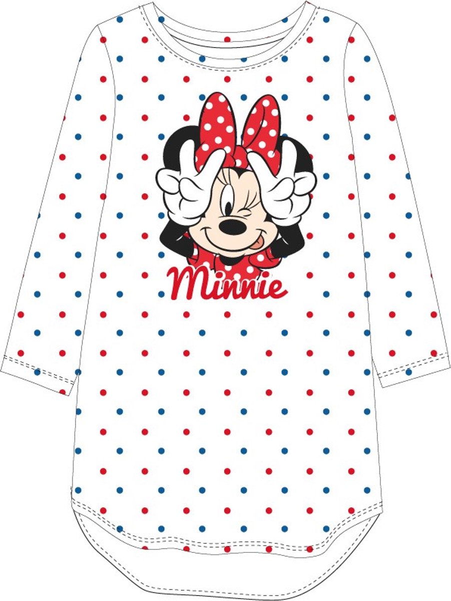 Disney Minnie kindernachthemd 3 jaar Wit