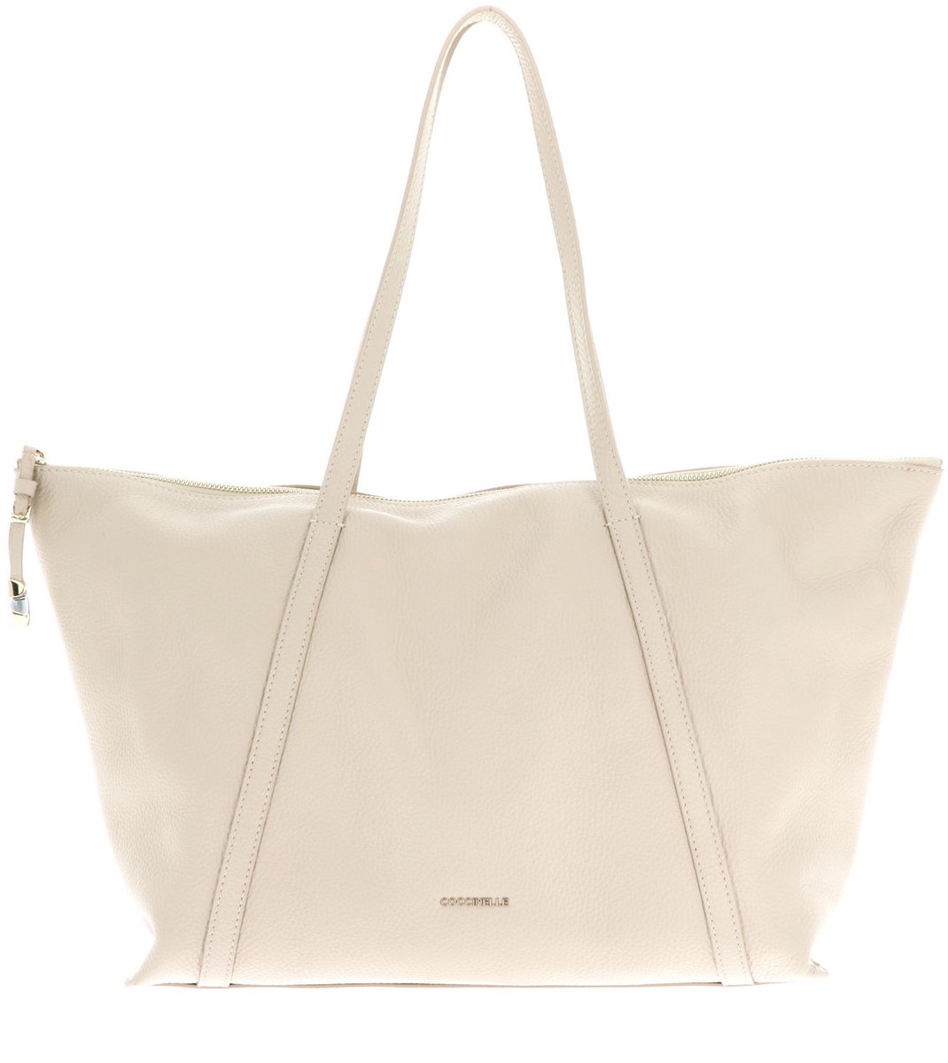 COCCINELLE Leren shopper Nory Handbag Sandshell beige