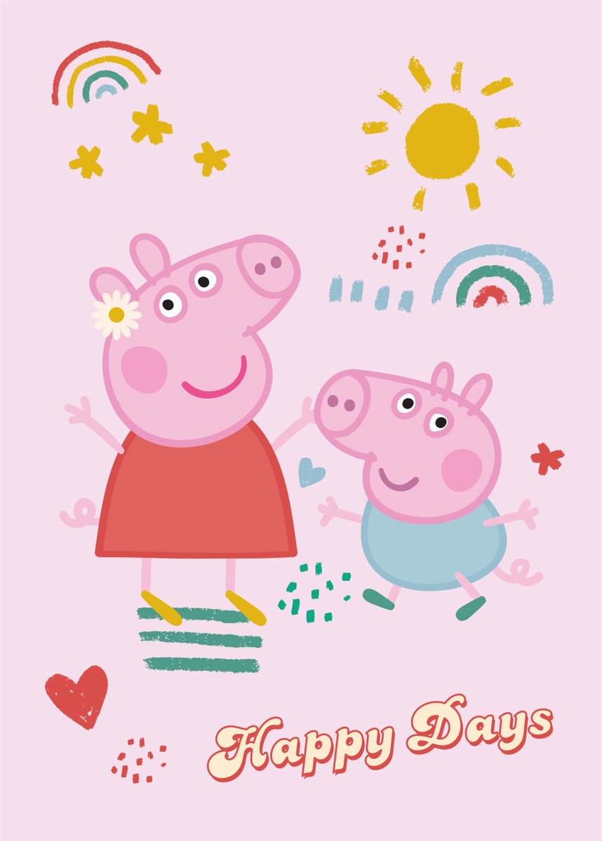 Peppa Pig Happy Days fleece deken 100x140cm