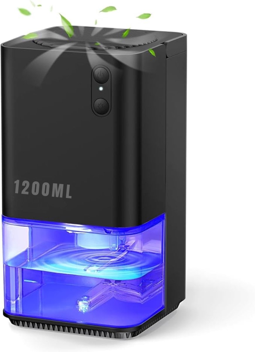 Zyrex® Vochtvreter Electrisch - Vochtvreter - Ontvochtiger - Zwart - ‎27cm x 21cm x 44cm