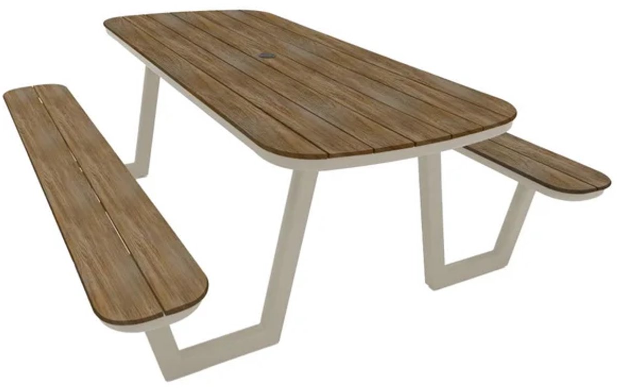 Picknicktafel Lazio | Aluminium/Kunststof | 200cm | 6-8 personen