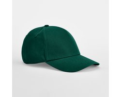 EarthAware® Clas. Org. Cotton 5 Panel Cap - Bottle Green - One Size