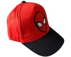 Spiderman Kinderpet – Rood Zwart – Verstelbare Cap – Jongens – 52-54 cm