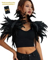 Smiffys Gothic Swan - Dunkler Schwan Kostüm - Größe: L - Verkleidung Karneval Halloween & Motto-Party