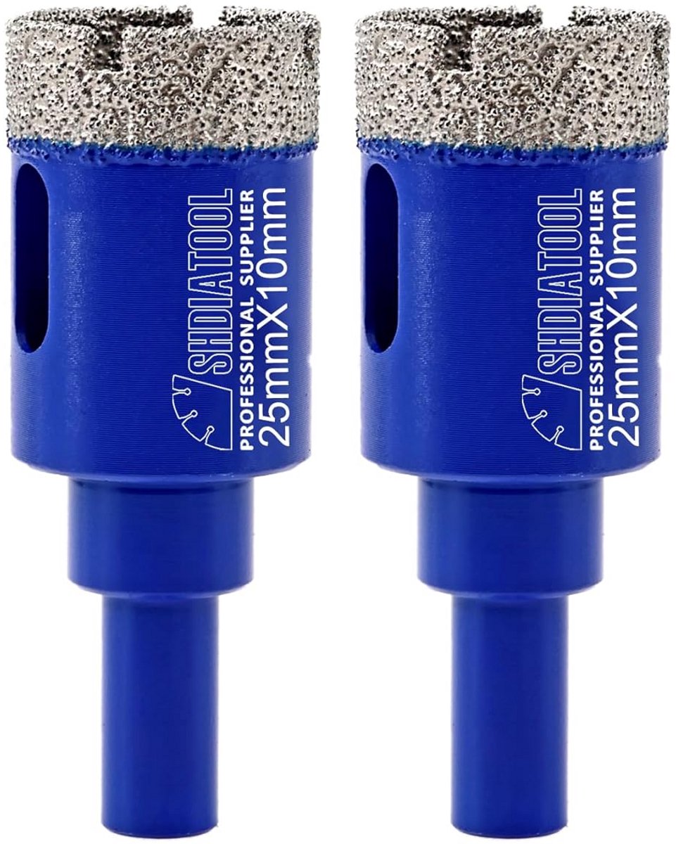 Diamantboor 32 mm voor Tegels, Porselein, Graniet en Marmer - Set van 2