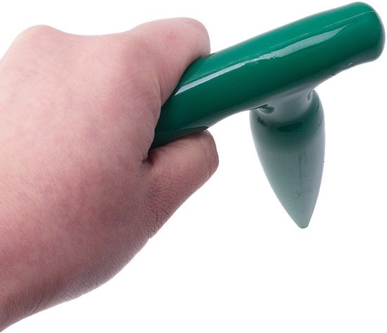 2 stuks zaai- en plantgereedschap, 17 cm plantstok, plastic plantstok voor het planten, bollenplanter met handvat voor het zaaien van zaden, planten, bollen en graven van Merkloos	 — afbeelding 2