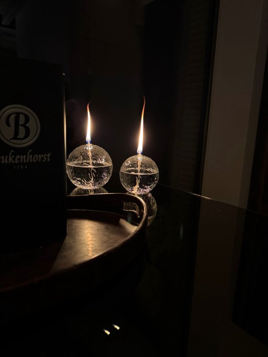 Leeff Olielamp Olaf L – Transparant – 10 x 10 CM – Glas — afbeelding 2
