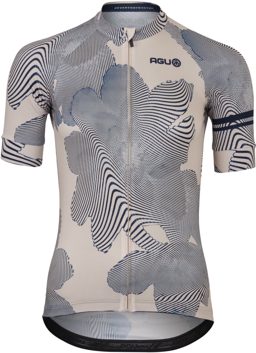 Striped Flower Fietsshirt Essential Dames