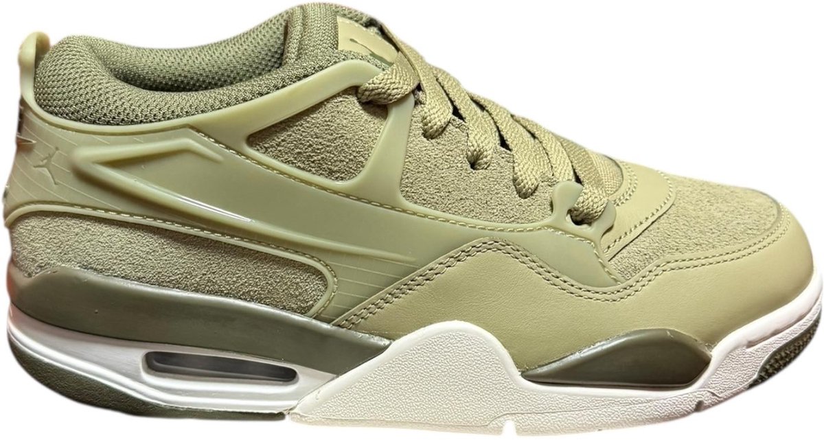 Jordan Nike Air 4 RM Sneakers Dames Olijfgroen