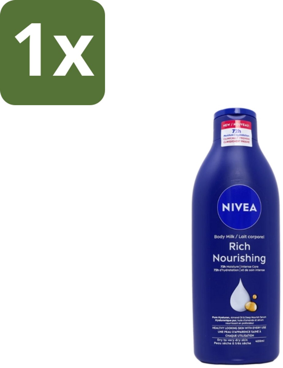 Nivea – Bodylotion – Voor Droge Huid – 400 ml - 1 stuk