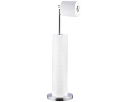 IBERGRIF M34054A Vrijstaande Toiletrolhouder – Toiletpapierhouder voor Badkamer & Toilet – RVS (Roestvrij Staal)